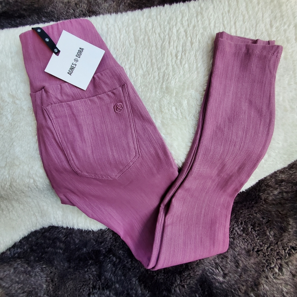 AGNES & DORA NEW Knit‎ Jeggings Size XS in color Orchid